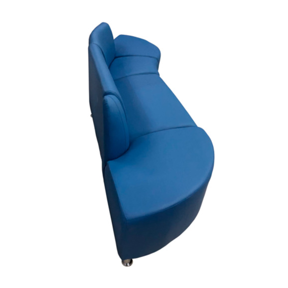 Диван Блазз пятиместный, экокожа Пегасо, синий Диван Блазз пятиместный, экокожа Пегасо, синий - фото 1