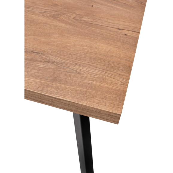 Стол Brick M 120, Дуб Канзас/ черный Стол Brick M 120, Дуб Канзас/ черный - фото 6