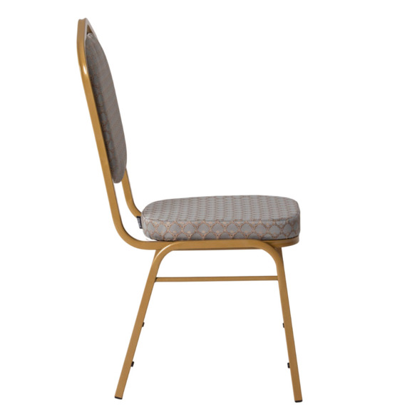 Стул Хит 20, жаккард арш изумруд, каркас золото - фото 6