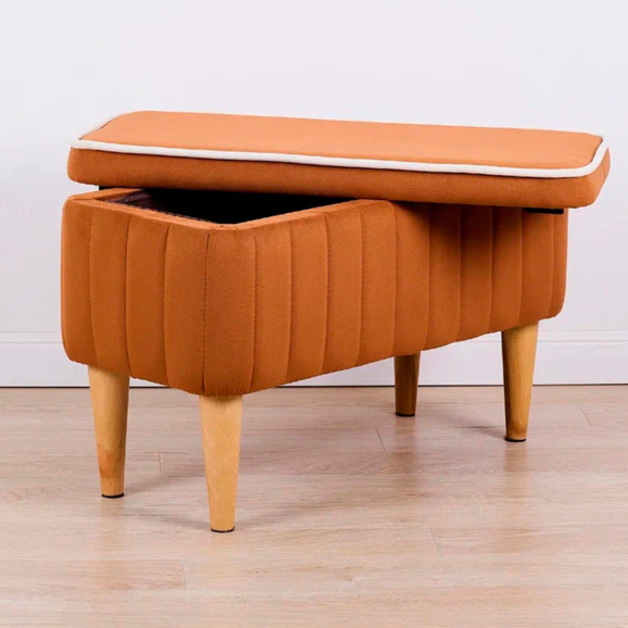 Банкетка Nootropic, с ящиком, охра - фото 2