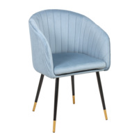 Настоящее фото товара Обеденный стул Мэри, серо-голубой, произведённого компанией ChiedoCover