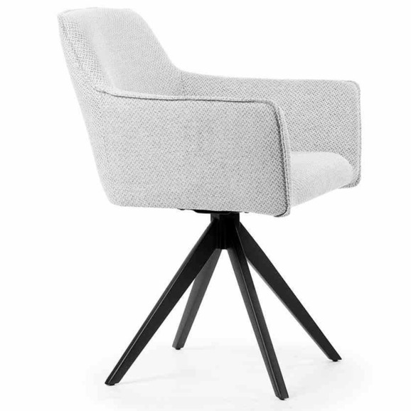 Стул поворотный Solace, серый - фото 3