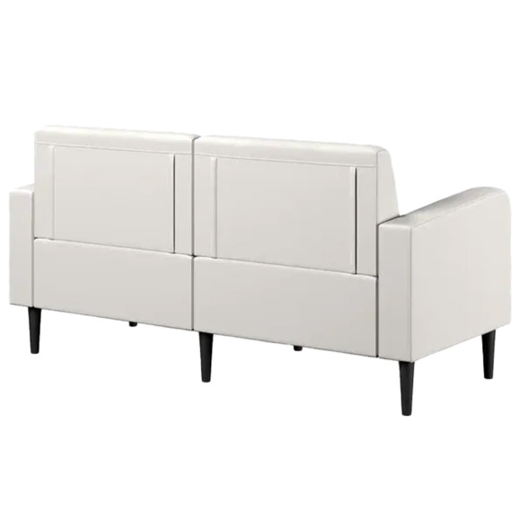 Диван Папилла, экокожа, 162 см, белый Диван Папилла, экокожа, 162 см, белый - фото 3