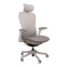 Настоящее фото товара Офисное поворотное кресло Sparx ft-15 enigma white / grey, mesh / fabric, светло-серый, произведённого компанией ChiedoCover