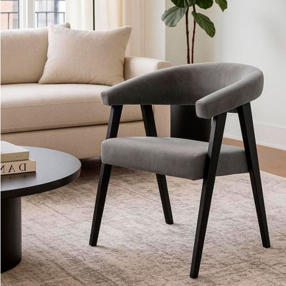 Деревянный стул Невада 2 ткань 234 / черное дерево - фото 8