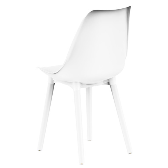 Стул Cipher B, белый, белые ножки - фото 4