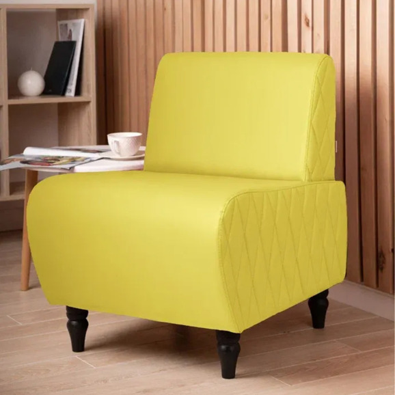 Кресло Лотик экокожа, желтый Кресло Лотик экокожа, желтый - фото 5