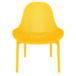 Лаунж-кресло пластиковое Грау, желтый