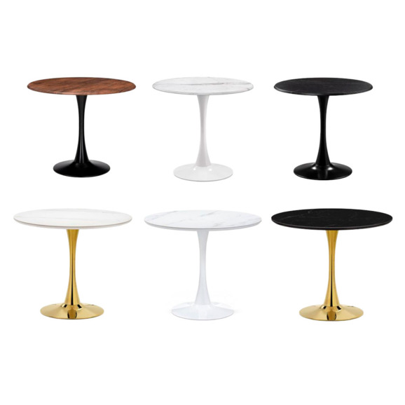 Тулип 90х73 мрамор черный / черный Тулип 90х73 мрамор черный / черный - фото 5