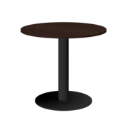 Фотография товара Стол круглый, дуб венге, антрацит, D90 от компании ChiedoCover.