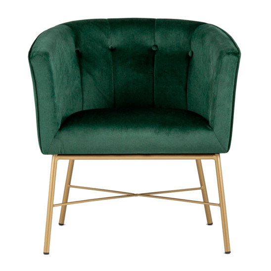 Кресло Шале велюр зеленый - фото 3