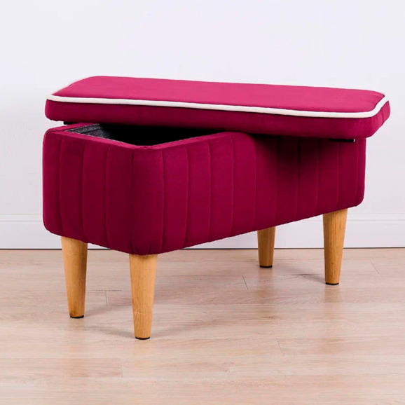 Банкетка Nootropic, с ящиком, винный Банкетка Nootropic, с ящиком, винный - фото 2