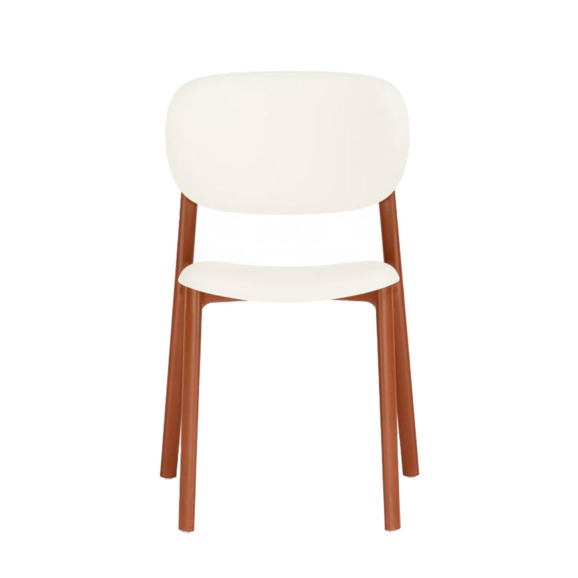 Пластиковый стул Mokka brown / milky - фото 2