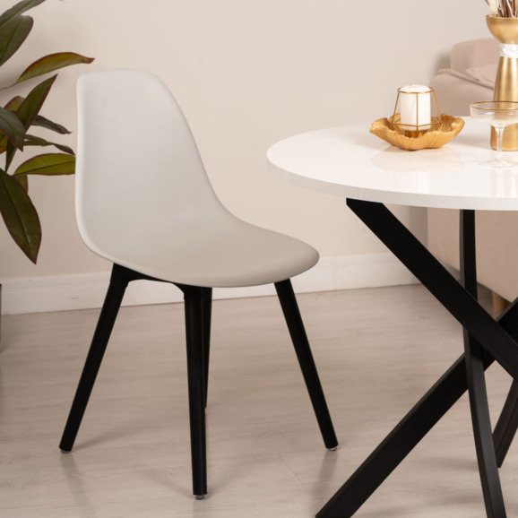 Стул Shell, светло-серый - фото 2