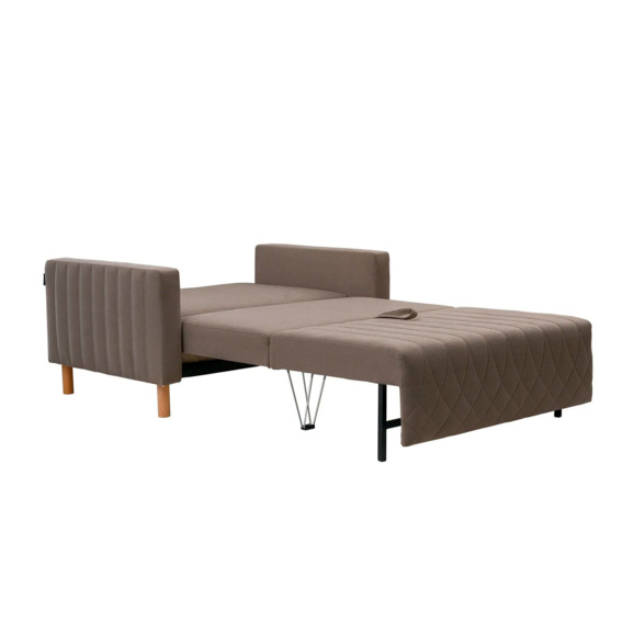 Диван-кровать Митчел Лео 122, коричневый - фото 5