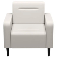 Фотография товара Кресло Папилла, экокожа, белый от компании ChiedoCover.