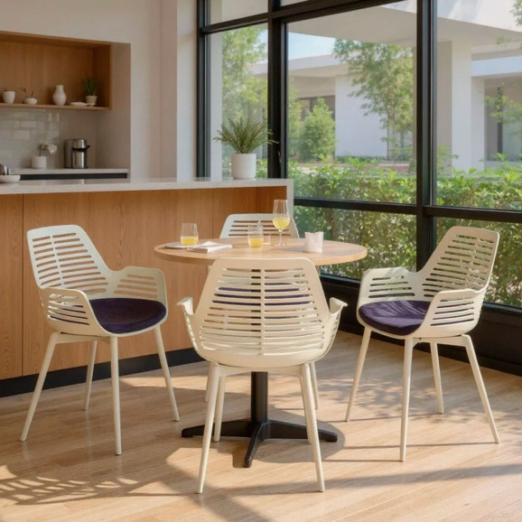 Стул пластиковый Майдо, зеленый - фото 4