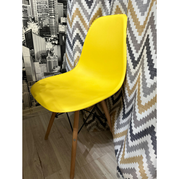 Стул Eames желтый - фото 5