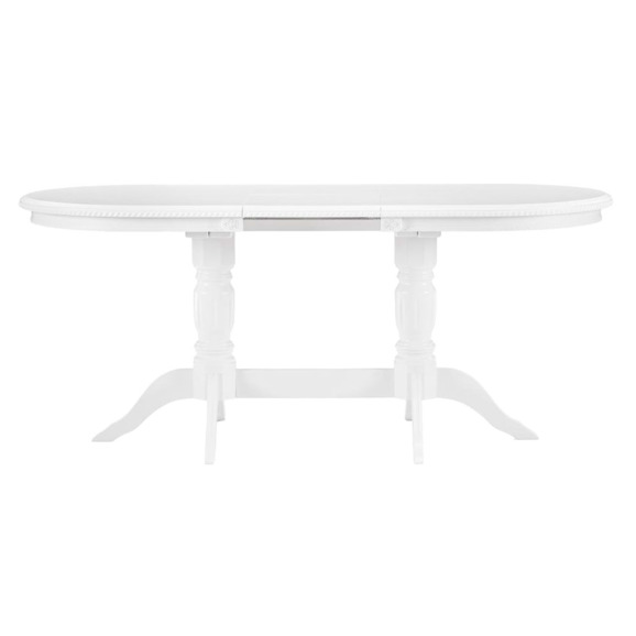 Деревянный стол Эритрин овальный белый - фото 6