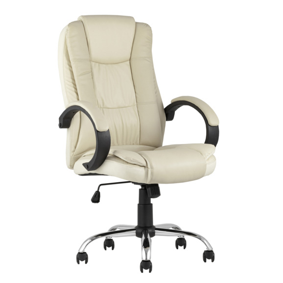 Кресло руководителя TopChairs Atlant, бежевое - фото 1