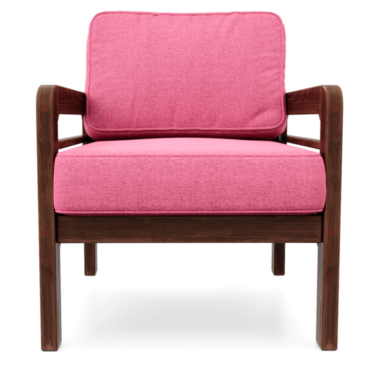 Кресло Эмма, розовое - фото 2