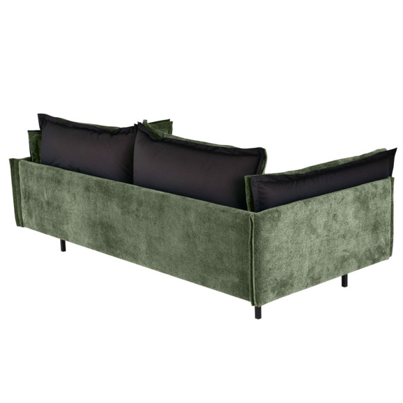 Диван Barcelona 2-местный, зеленый, черный - фото 4