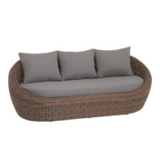 Фотография товара Барселона диван из искусственного ротанга трехместный, коричневый от компании ChiedoCover.