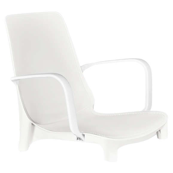 Стул Барнли, белый, белый муар Стул Барнли, белый, белый муар - фото 2