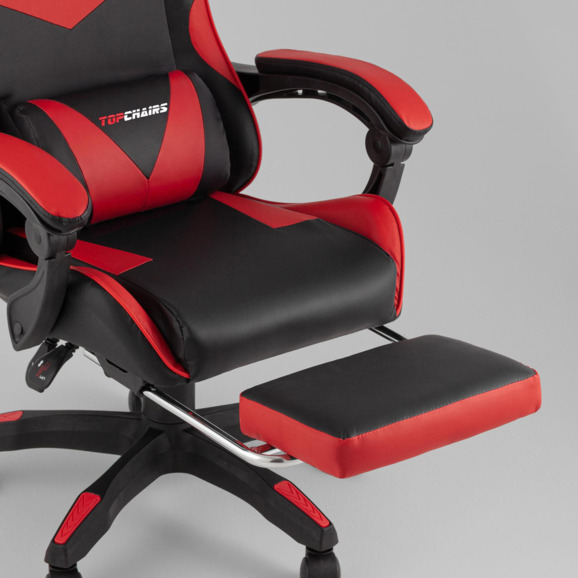 Кресло спортивное TopChairs MG-7019 черно-красный Кресло спортивное TopChairs MG-7019 черно-красный - фото 6