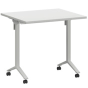 Фотография товара Стол мобильный складной белый, 25 мм, 80*70 от компании ChiedoCover.