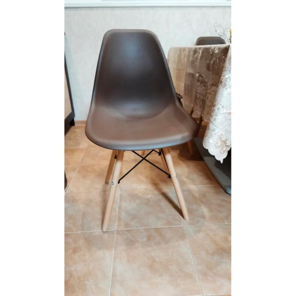 Стул Eames DSW коричневый - фото 8