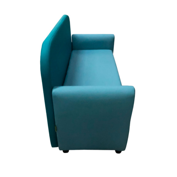 Диван Мавли двухместный, экокожа пегасо, бирюзово-голубой - фото 5