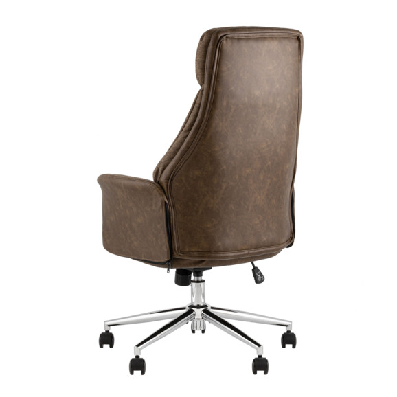 Кресло офисное Neo, коричневый, экокожа, ткань Кресло офисное Neo, коричневый, экокожа, ткань - фото 5