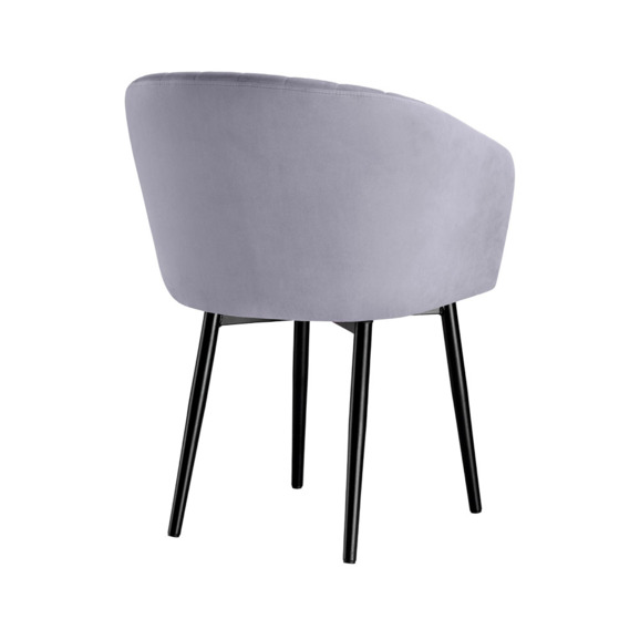 Стул Моншау, крутящийся, серый, черный каркас Стул Моншау, крутящийся, серый, черный каркас - фото 4