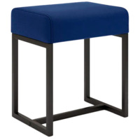 Настоящее фото товара Пуф Номик, уличная ткань, синий, произведённого компанией ChiedoCover