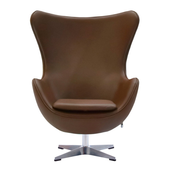 Кресло Egg Chair, коричневый - фото 4