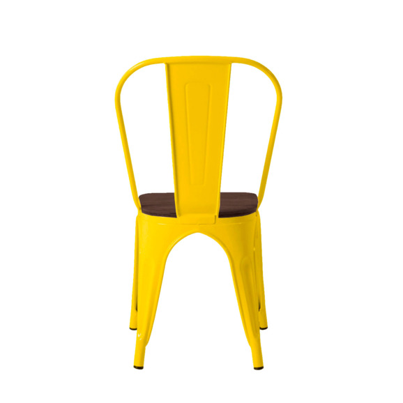 Стул Tolix Wood, желтый - фото 3