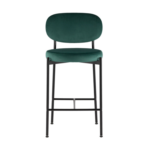 Стул полубарный Бриф ВД, велюр, зеленый - фото 5