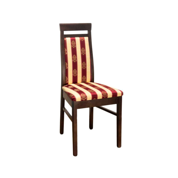 Стул Тоскана, массив березы, полоса красная - фото 1