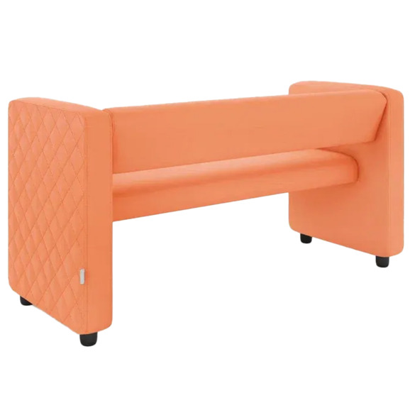 Диван Тепал, экокожа, оранжевый Диван Тепал, экокожа, оранжевый - фото 3