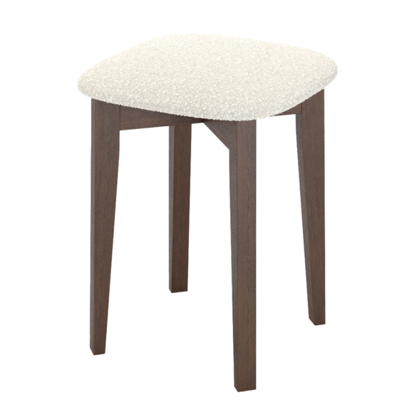 Табурет Серена-1, темный ясень, букле вайт Табурет Серена-1, темный ясень, букле вайт - фото 3