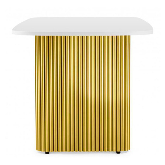 Бавария B 200 х 90 белая пленка шагрень / золото Бавария B 200 х 90 белая пленка шагрень / золото - фото 3