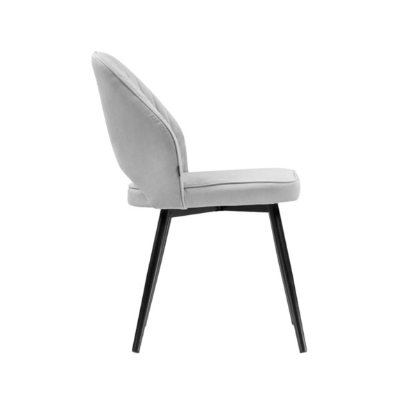 Стул на металлокаркасе Брейния velutto 52 / черный - фото 3