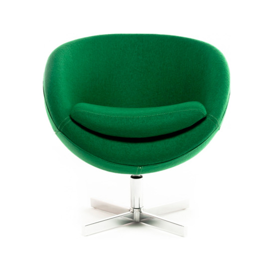 Дизайнерское кресло зелёное - фото 2