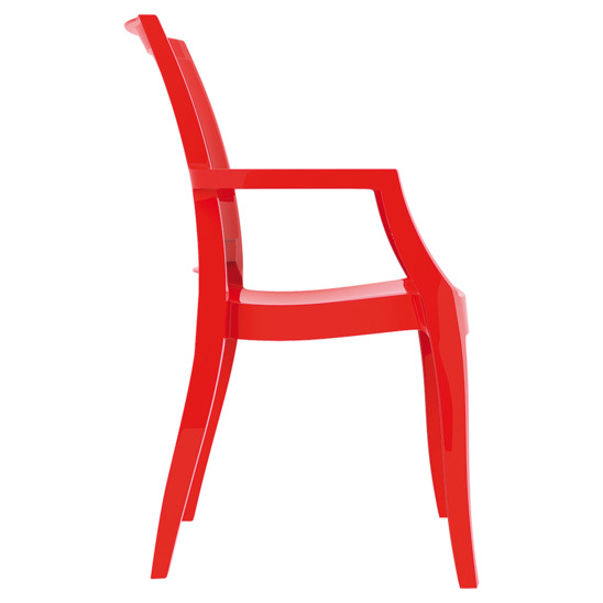 Кресло пластиковое Arthur, красный - фото 3