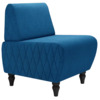 Кресло Лотик велюр, синий Кресло Лотик велюр, синий