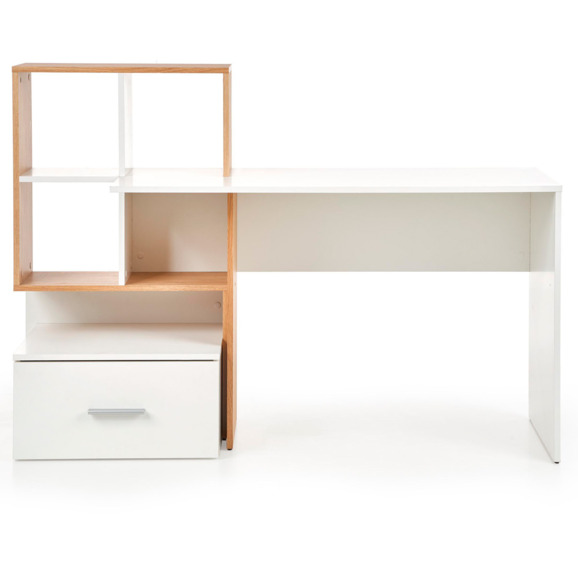 Стол письменный Bedrock, дуб золотой, белый - фото 2