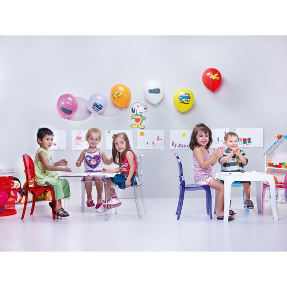 Стул прозрачный детский Baby Elizabeth фиолетовый - фото 10