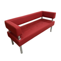 Фотография товара Диван Сантур трехместный, красный от компании ChiedoCover.