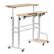 Фотография товара Стол Shuttle многофункциональный, светлое дерево, белый от компании ChiedoCover.